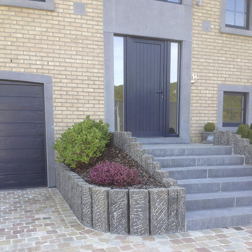 Recinzione a lamelle - KIARA  - Bauma-stone - da giardino / in pietra naturale / contemporanea