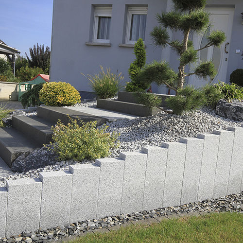 Recinzione a lamelle - ALASKA  - Bauma-stone - da giardino / in pietra naturale / contemporanea