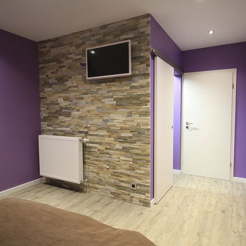 Lastra di paramento in quarzite - GENT - Bauma-stone - indoor / per esterni / 3D