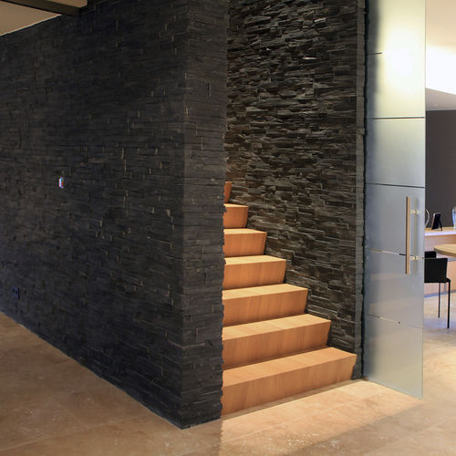 Lastra di paramento in ardesia - TEMSE - Bauma-stone - indoor / per esterni / 3D