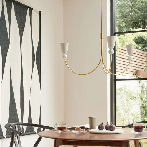 Lampadario classico - GRAYSON  - Heathfield - in ottone / in marmo / con 3 punti luce