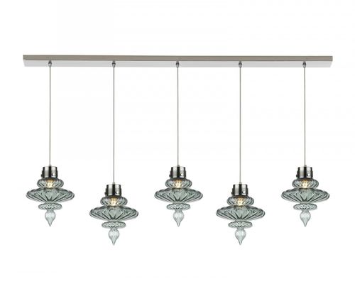 Lampada a sospensione - BASILICA 5 - Heathfield - in vetro / classica / con cavo