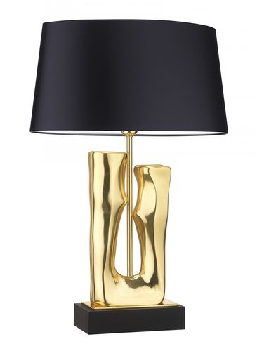 Lampada da tavolo - MOORE  - Heathfield - in tessuto / classica / con cavo