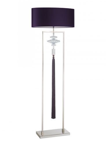 Lampada da terra - Heathfield - in metallo / classica / con cavo