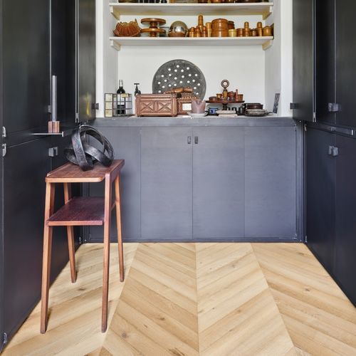 Parquet multistrato - ATELIER - A13726 - lalegno - in rovere / a spina di pesce / da incollare
