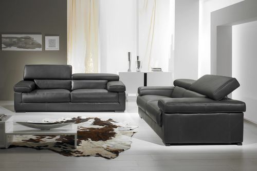 Divano contemporaneo - SPACE - Very Sofa - in tessuto / in pelle / nero