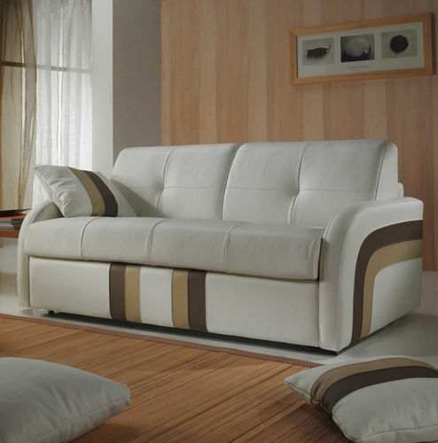 Divano letto - LINEA - Very Sofa - contemporaneo / in tessuto / in pelle