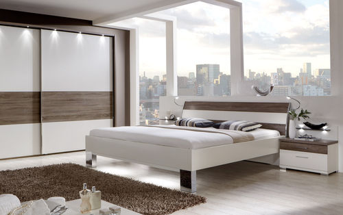 Letto matrimoniale - ANCONA - Wiemann - contemporaneo / in rovere / 160x200 cm