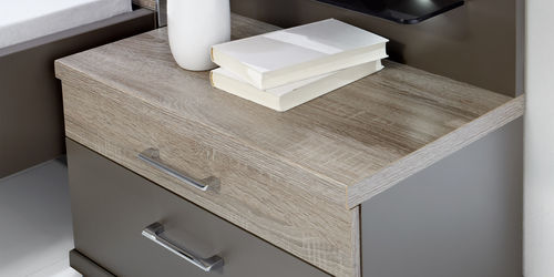 Comodino contemporaneo - ANCONA   - Wiemann - in legno / con cassetti / per uso residenziale