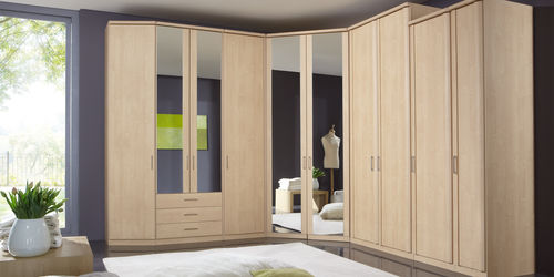 Armadio ad angolo - LUXOR 3+4 - Wiemann - contemporaneo / in legno / con ante battenti