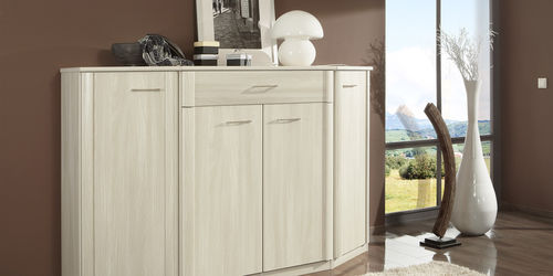 Cassettone contemporaneo - LUXOR 3+4 - Wiemann - in legno / non specificato / beige