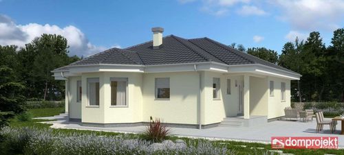 Casa prefabbricata - LARA - Domprojekt - tipo bungalow / ecologica / contemporanea