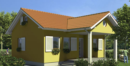 Casa prefabbricata - KATIE - Domprojekt - tipo bungalow / ecologica / contemporanea