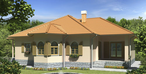 Casa prefabbricata - MELANY - Domprojekt - tipo bungalow / ecologica / contemporanea