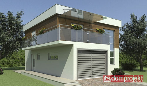Casa prefabbricata - KSENIJA - Domprojekt - ecologica / contemporanea / a due piani
