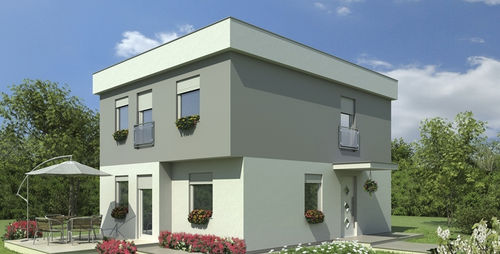 Casa prefabbricata - KRISTINA - Domprojekt - ecologica / contemporanea / a due piani