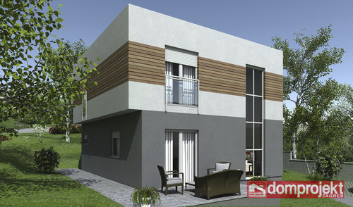 Casa prefabbricata - INES - Domprojekt - ecologica / contemporanea / a due piani