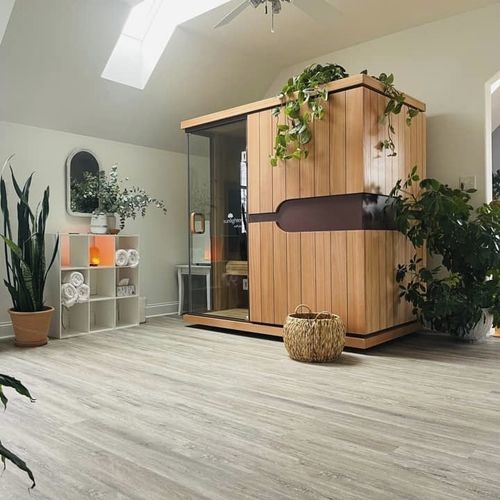 Sauna a infrarossi - MPULSE CONQUER - Sunlighten - per uso residenziale / per centro benessere / per hotel