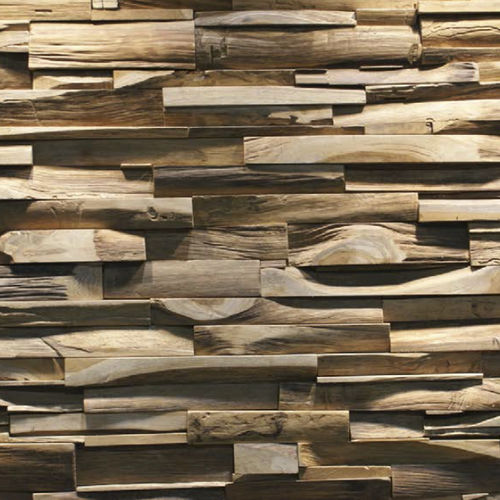 rivestimento murale in teak - Wall design Factory