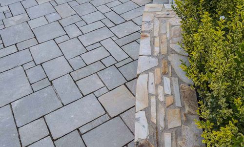 Pavé in ardesia - KAVALAS HAND CUT - Akrolithos S.A. - permeabile