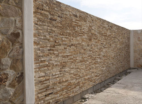 Lastra di paramento in pietra naturale - MANDRAS - Akrolithos S.A. - da esterno