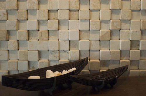 Mosaico in gres - MANDRAS - Akrolithos S.A. - 3D / da interno / da parete