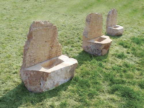 Fontana da giardino - MANDRAS - Akrolithos S.A. - in pietra