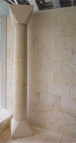 Colonna in pietra naturale - SATRES - Akrolithos S.A. - in legno massiccio / prefabbricata