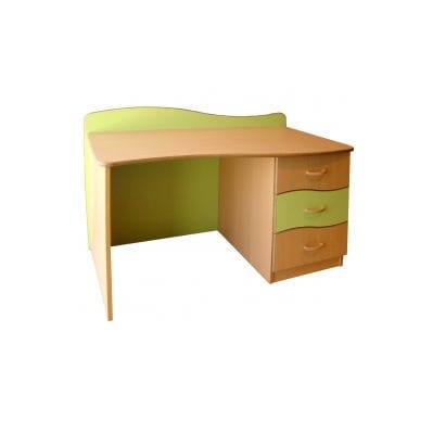 Scrivania da terra - 662-F - Tagar - contemporanea / in laminato / curva
