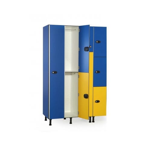 Armadietto spogliatoio in HPL - 800-2 - Tagar - in plastica / in alluminio anodizzato / a chiave