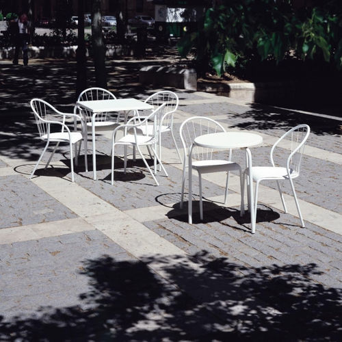 Sedia da giardino contemporanea - 155 - Tagar - da esterno / in polipropilene / con supporto in acciaio verniciato a polvere
