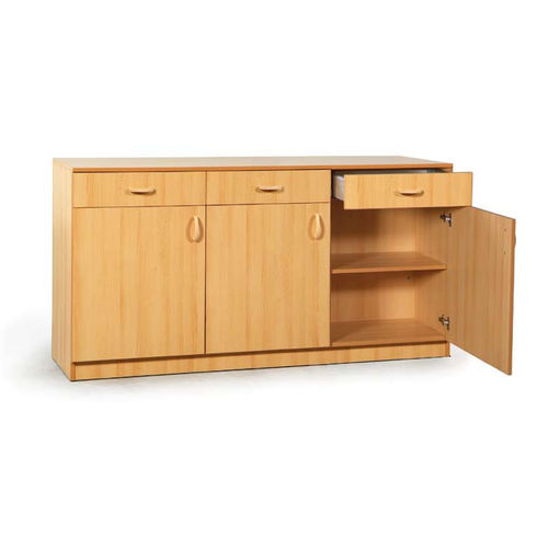 Credenza contemporanea - 673 - Tagar - in melaminico / con ripiano / con cassetti