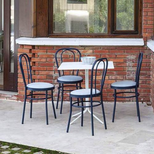 Sedia contemporanea - PUERTO - iSi Contract - da giardino / da interno / in tessuto