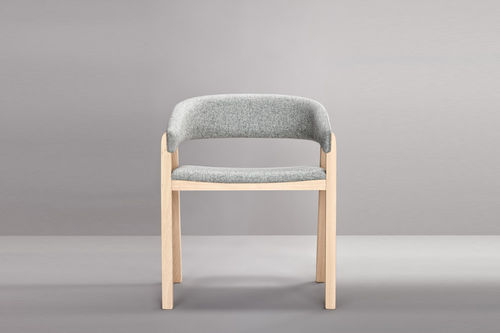 Sedia contemporanea - OSLO - Missana - da interno / in tessuto / con supporto in legno