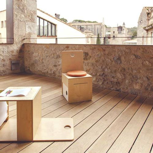 Sedia contemporanea - CREATIVE - nuun kids - da interno / in legno / per bambini