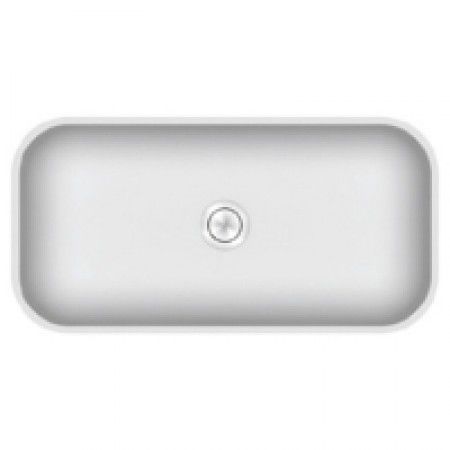 Lavabo da incasso - 130 ZENA 600 - KERROCK - in composito / rettangolare / contemporaneo