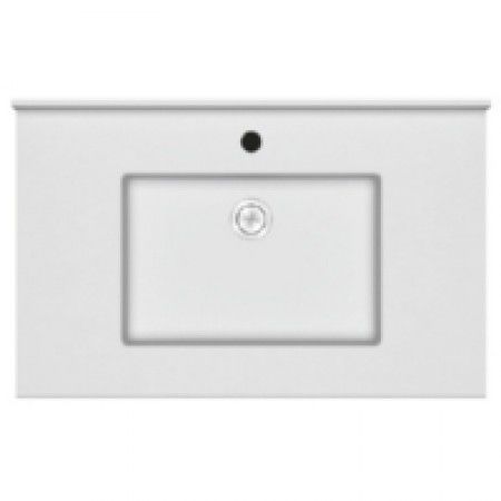 Lavabo da incasso - 147 - KERROCK - in composito / per disabili / rettangolare