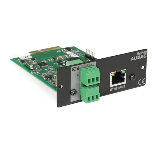 Modulo di controllo audio - IMP40 - Audac - da incasso / Internet / Ethernet