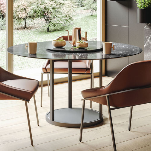 Tavolo da pranzo contemporaneo - TWIRL  - Ronda Design - in legno / in vetro / in ceramica