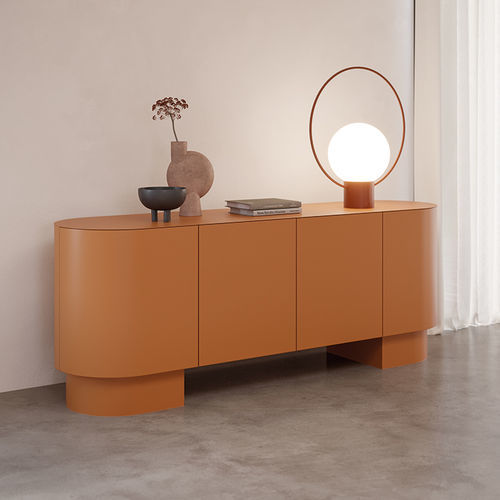 Credenza contemporanea - ASTERIA - Ronda Design - in legno laccato / in MDF laccato / in metallo