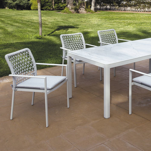 Sedia da pranzo contemporanea - VERONA - ARKIMUEBLE - da giardino / per terrazza / in tessuto