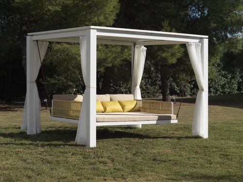 Letto da giardino a baldacchino - ARENA - ARKIMUEBLE - flottante / king size / contemporaneo
