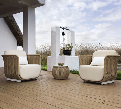 Poltrona contemporanea - PALMA - ARKIMUEBLE - in tessuto / in alluminio / in corda