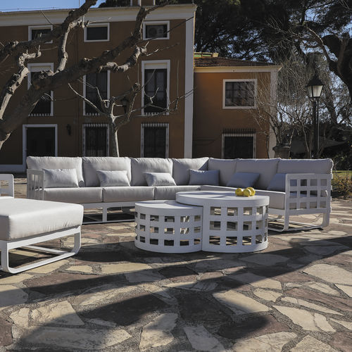 Divano modulare - MILAN - ARKIMUEBLE - contemporaneo / da giardino / per terrazza