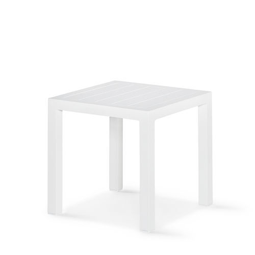 Tavolo d'appoggio contemporaneo - CALPE - ARKIMUEBLE - in alluminio / con supporto in alluminio / quadrato
