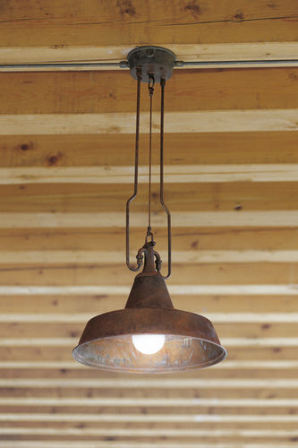 Lampada a sospensione - FONDERIA - Aldo Bernardi - in ottone / in rame / classica