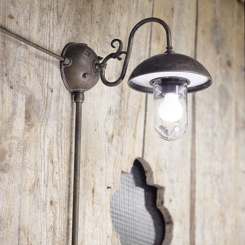 Applique classica - FORESTERIA - Aldo Bernardi - da esterno / in ottone / in rame