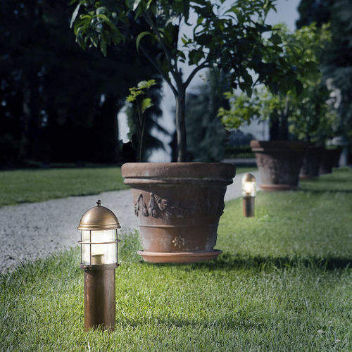 Lampioncino da giardino - ATTILA - Aldo Bernardi - classico / in rame / in ottone