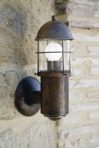 Applique contemporanea - ATTILA - Aldo Bernardi - da interno / da giardino / in ottone