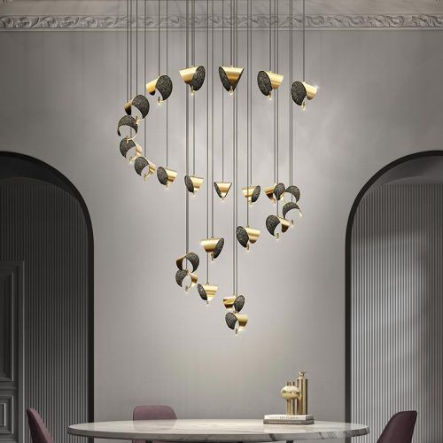 Lampadario contemporaneo - ANIME - Marchetti Illuminazione - in cristallo / in acciaio / con 1 punto luce